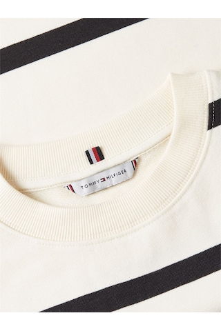 Tommy Hilfiger Th Scrıpt Mdrn Terry Swtshrt Kadın Bej Kazak - Ww0ww48431