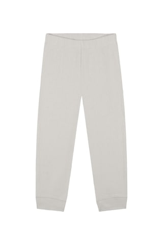 Antebies Organik Gri Good Human Nakışlı Beli Lastikli Kısa Kollu Erkek Çocuk Pijama Takımı Bej