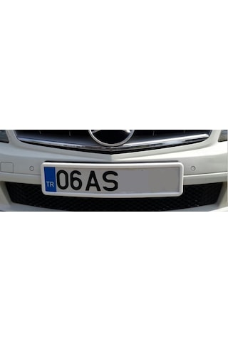 Lüx Plakalık 2Adet Beyaz Plakalik 315977125