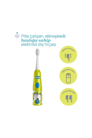 Chicco Elektrikli Diş Fırçası 3+ Ay Tiger