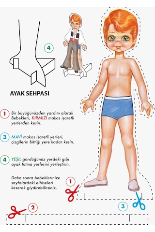 Şebnem Bebek 5 Li Kostümler Serisi Bebek Giysileri Etkinlik Kitabı