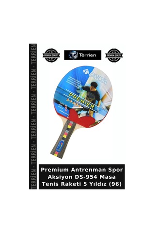 Premium Antrenman Spor Aksiyon Ds-954 Masa Tenis Raketi 5 Yıldız 96