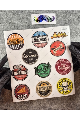 Bdls11 Küçük Boy 10lu Sticker Seti