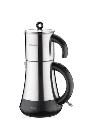 Korkmaz Hasbahçe Elektrikli Çaydanlık Satin-siyah