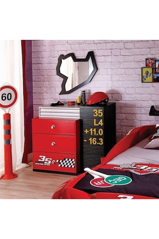 Meltem Kids Pitstop Çocuk Odası Şifonyer