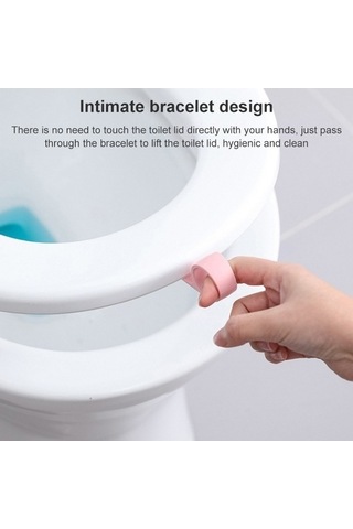 Tongxida Bosphorusboutique Yaratıcı Tuvalet Tuvalet Sones Önleyici Kir Kapağı Kaldırma Halka Aksesuarları Adet 10 Diğer