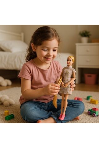 Dollyland Otantik Dantel Elbiseli Manken Bebek Diğer