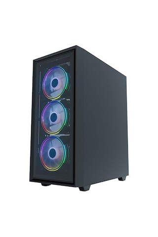 Gamepower Manta 4 x 120mm A-Rgb Fan 500W 80+ Bronz Matx Gaming Kasa