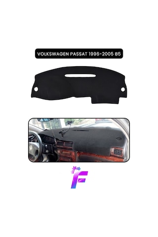 Volkswagen Passat B5 1996-2005 Torpido Örtüsü Güneşten Korur Kolay Montaj Tam Uyum C30 Siyah