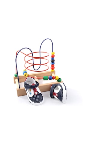 Şirin Bebe 3132 Ortopedik Erkek Bebek İlk Adım Ayakkabı Sandalet 001