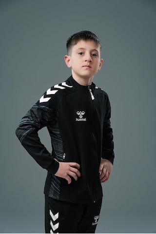 Hummel Line Kamp Eşofman Üstü Siyah Çocuk