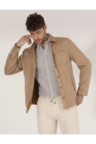 Pierre Cardin Erkek Bej Deri Mont-kaban 50273469-591 Bej