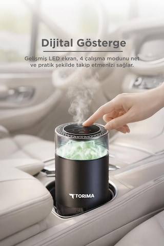 Araç İçi Aroma Difüzörü Hava Nemlendirici Şarjlı Oda Ve Araba Kokusu Tcf01 Secret Forest