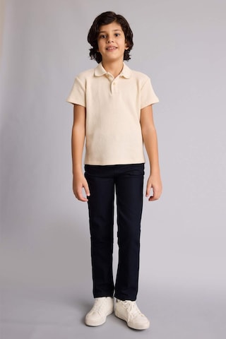 Defacto Polo Tişört Gabardin Pantolon 2'li Takım Erkek Çocuk G7091A826SM