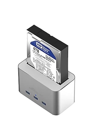 Alüminyum Usb3.0 3.5-2.5 Hdd Sata 3 Port Usb Hub Dock İstasyonu