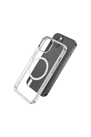 Hoco Apple, Uyumlu iPhone 14 Manyetik Magsafe Silikon Kılıf- 5775 Çok Renkli