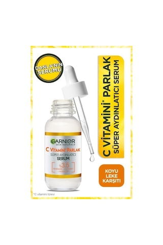 Garnier C Vitamini Parlak Aydınlatıcı Göz Kremi 15 ML + Süper Aydınlatıcı Serum 30 ML