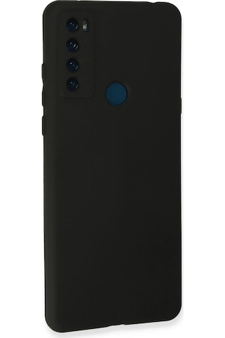 Newface Tcl 20 Se Kılıf First Silikon Semeglbl - 57 - Siyah