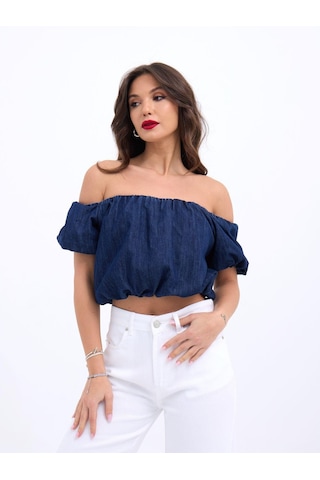 İkales 7341 Crop-mavi