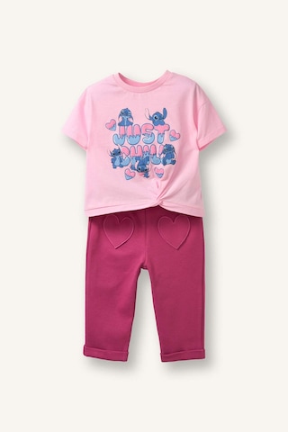 Defacto Dısney Lılo & Stıtch 2li Takım Kız Bebek H0640a526sppn171 Pembe-pn171