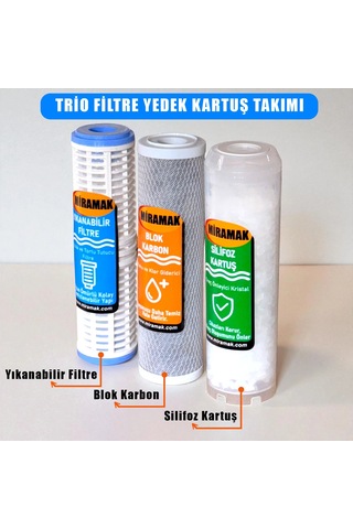Trio Filtre Yedek Kartuş Takımı Debcd751 Model-debcd751