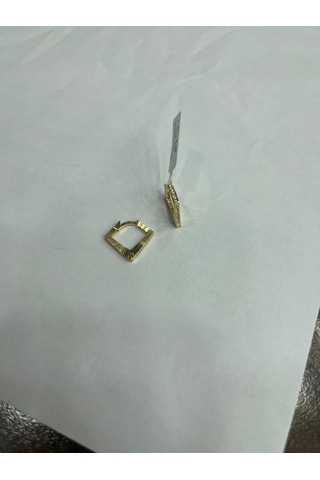 Çelikoğlu Kuyumculuk 8 Ayar Altın Üçgen Küpe 1,85 Gr Açık Sarı Altın