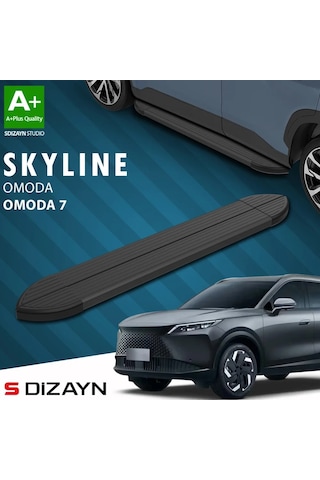 S-dizayn Omoda Omoda7 Skyline Siyah Yan Basamak 183 Cm 2025 Üzeri A+ Kalite