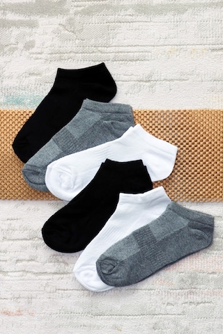 Sensu Iç Giyim File Örgü Unisex 6'lı Patik Çorap Crp2162 Çok Renkli