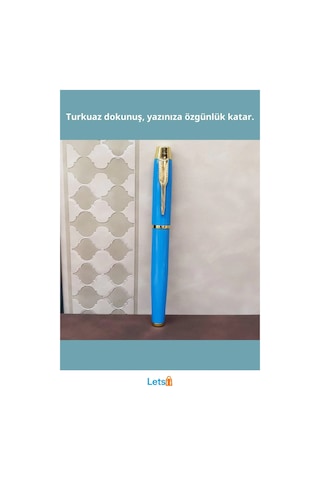 Turkuaz Metal Roller Kalem Şık Tasarım Ve Dayanıklılık Çok Renkli