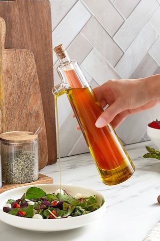 Karaca Sierra Cam Yağdanlık Ve Sirkelik 220 Ml Şeffaf