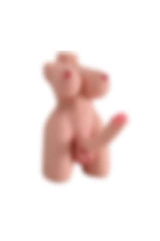 River World Va Jina Mastürbatör Dildo Trans Yarım Vücut 5,5 Kg Gerçekçi Ten