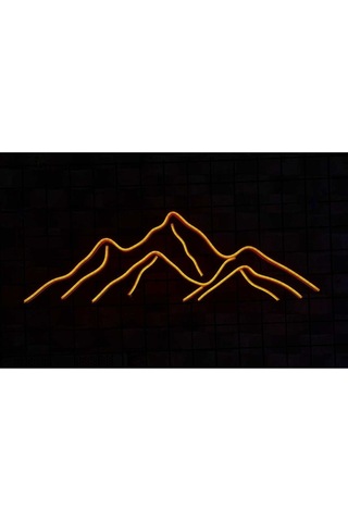 Twins Led Dağ Pleksi Neon Tabela Turuncu Model:model:16323366 Turuncu