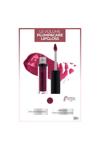 Le Volume Plump & Care Lipgloss Nemlendirici Dudak Parlatıcısı - 09 Love Whisper - Mor