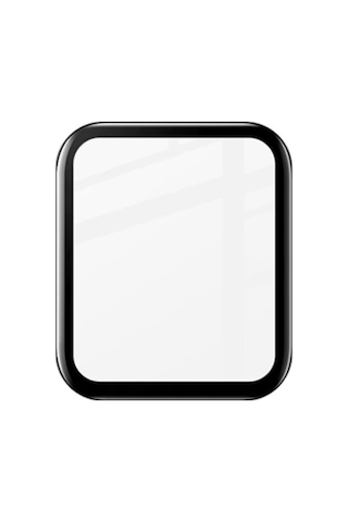 Oppo Watch 2 46Mm 3D Full Kavisli Pmma Cam Ekran Koruyucu (540004642)-Siyah