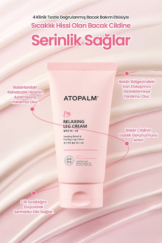 Hamilelere Özel Nemle Rahatlatıcı Serinletici Krem Atopalm Maternity Care Relaxing Leg Cream