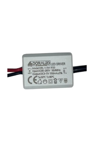 1-3X1W 350Ma 3-12V Power Led Driver IP20 Power Led Sürücü
