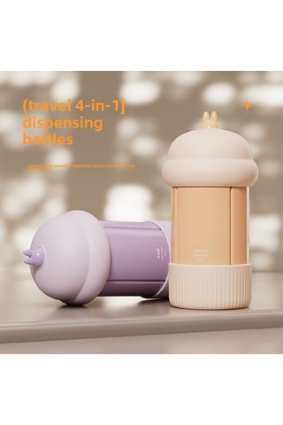 Reedark Seyahat Silikon Kozmetik Dolum Flakon Seti 4'lü - Şampuan, Losyon, Duş Jeli Taşınabilir Leakproof Canavar Tavşanı Renkli Diğer