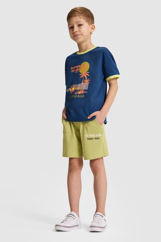 U.S. Polo Assn. U.s. Polo Assn. Erkek Çocuk Çağla Şort Örme 50327054-vr016 Cagla