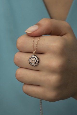 Rose Kaplama Nazar Kolye N11.35995 Rose Gold