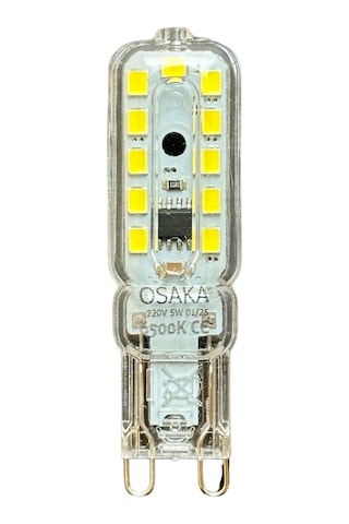 10 Adet Osaka 5w 6500k Beyaz Işık G9 Duylu Led Kapsül Ampul