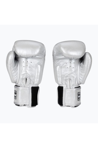 Twins Bgvl3-sv Boks Eldiveni Gri Deri Muay Thai Eldiveni Gümüş