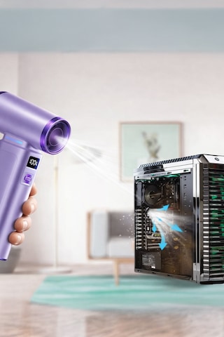 Mioji AD72 Pro 8000MAH 150000RPM Taşınabilir Güçlü Hava Üfleme Cihazı - Mor