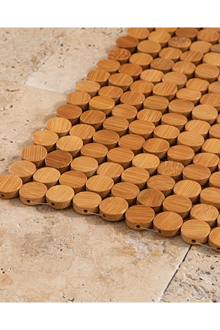 English Home Bamboo Bambu Duş Kaydırmazı Bej Bej