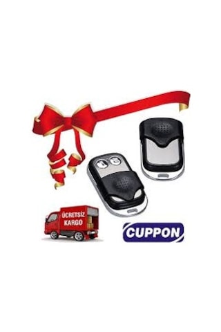 Cuppon Otomatik Kepenk Alıcı 2 Adet Kumanda Paket Panjur Garaj