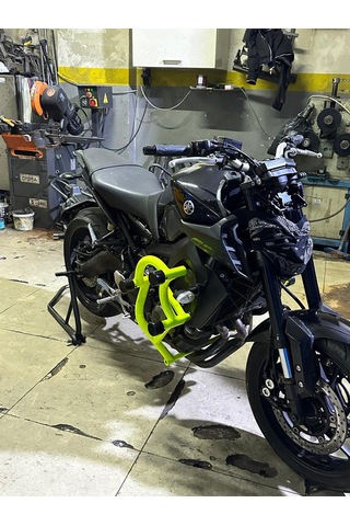 Yamaha Mt09 Uyumlu Ön Koruma Demiri Neon Sarı