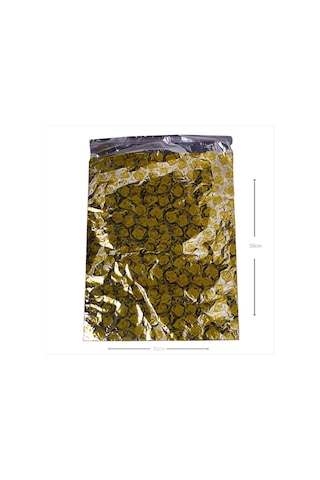 Hnrlıshp 35x50 Metalize Hediye Poşet Paketi 100lü-renkli