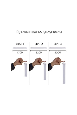 Usb Şarjlı 3 Modlu Mıknatıslı Otel-yurt-ev-kamp Feneri Led Şarjlı Işıldak 3-adet Renkli