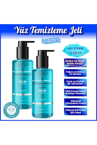 Elysian Essence Yoğun Arındırıcı Yüz Temizleme Jeli 2'li Set