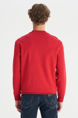 Wrangler Erkek Patch Logo Sweatshirt Red Çok Renkli