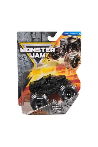 Monster Jam 1:64 Soldıer Fortune Siyah